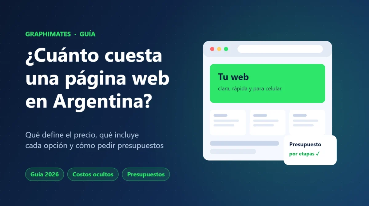 ¿Cuánto cuesta una página web en Argentina? Qué define el precio y cómo pedir presupuestos