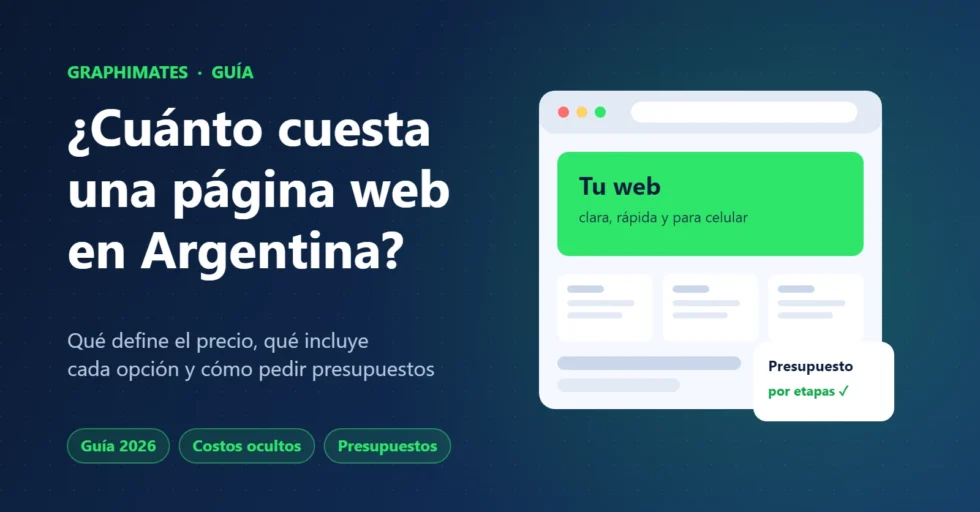 ¿Cuánto cuesta una página web en Argentina? Qué define el precio y cómo pedir presupuestos ¿Cuánto cuesta una página web en Argentina? Qué define el precio y cómo pedir presupuestos