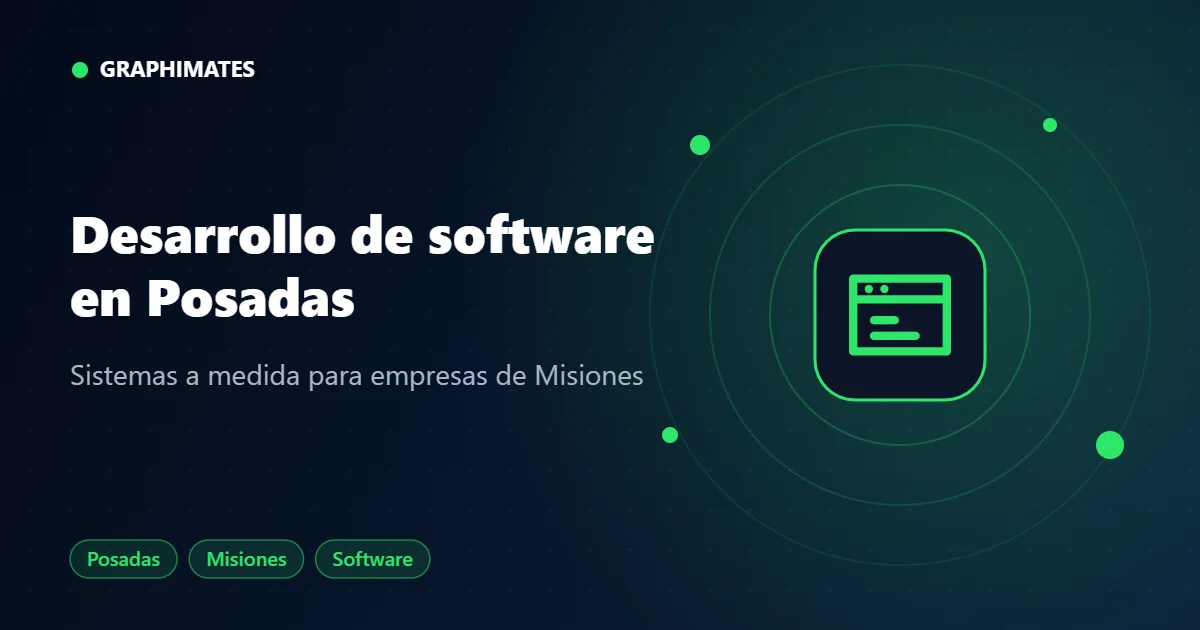 Portada: desarrollo de software a medida en Posadas, Misiones