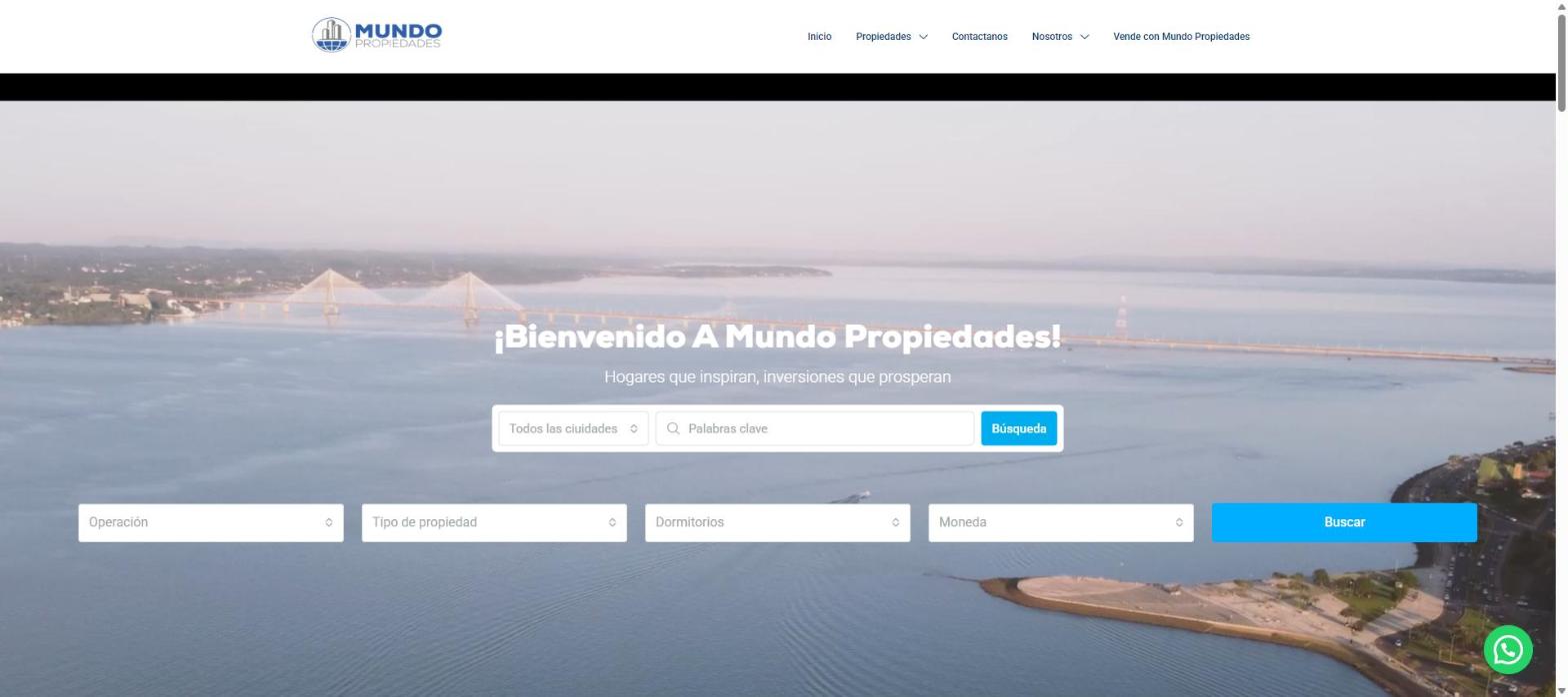 Proyecto Mundo Propiedades desarrollado por Graphimates