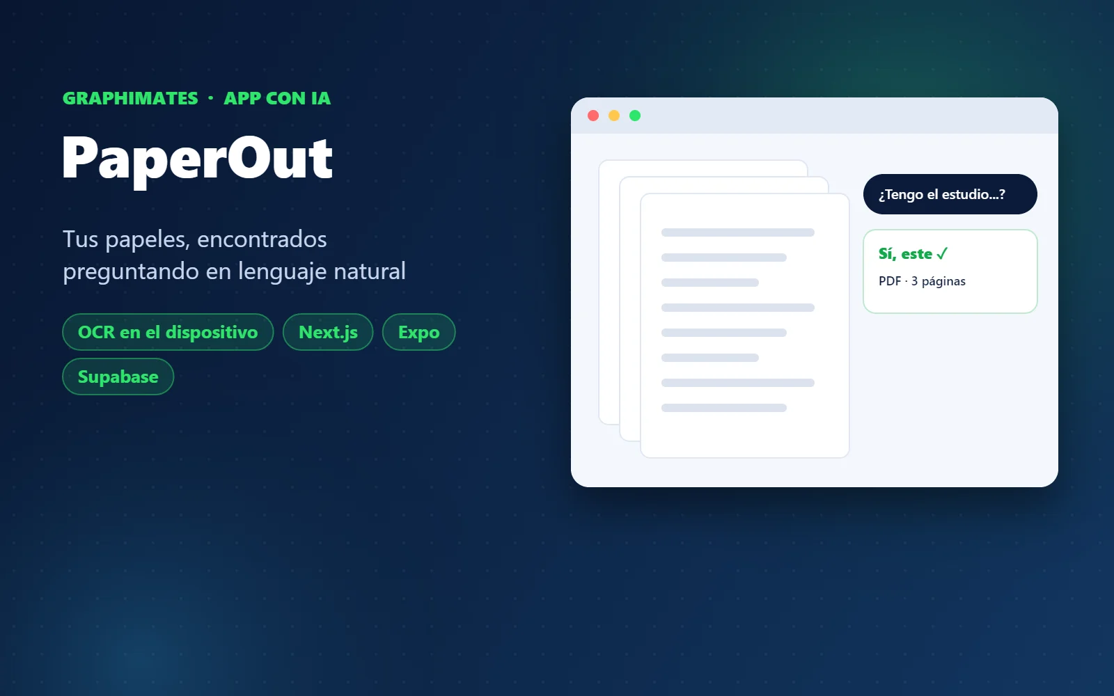 PaperOut, desarrollo de Graphimates