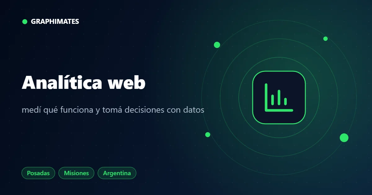 Analítica web - servicio de Graphimates en Posadas, Misiones
