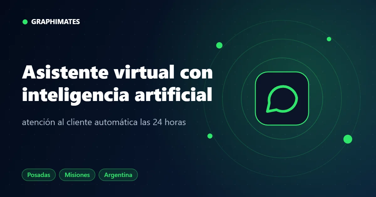 Automatización e IA - servicio de Graphimates en Posadas, Misiones