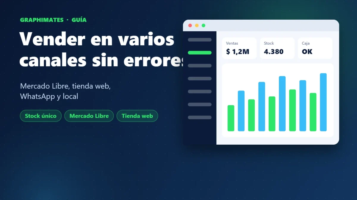 Cómo vender en Mercado Libre, tu tienda online y el local sin descontrolar el stock